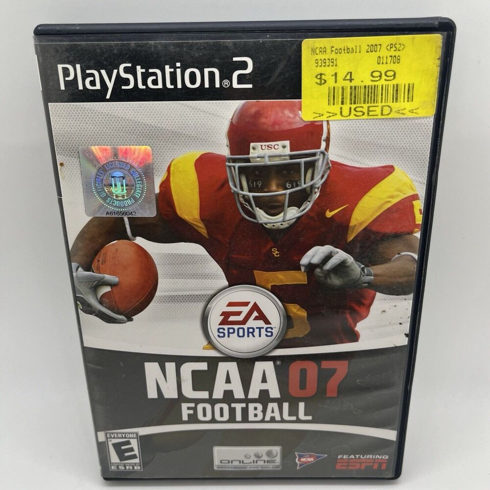 NCAA Football 07 (PS2, PlayStation 2) Complete - Tested